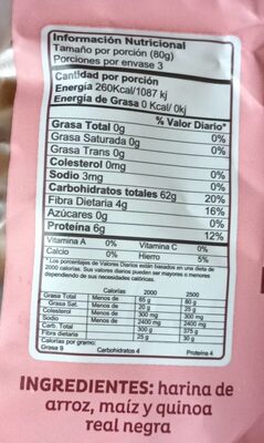 EL DORADO - Pasta de Quinoa Ref. Sedani x 250 gr