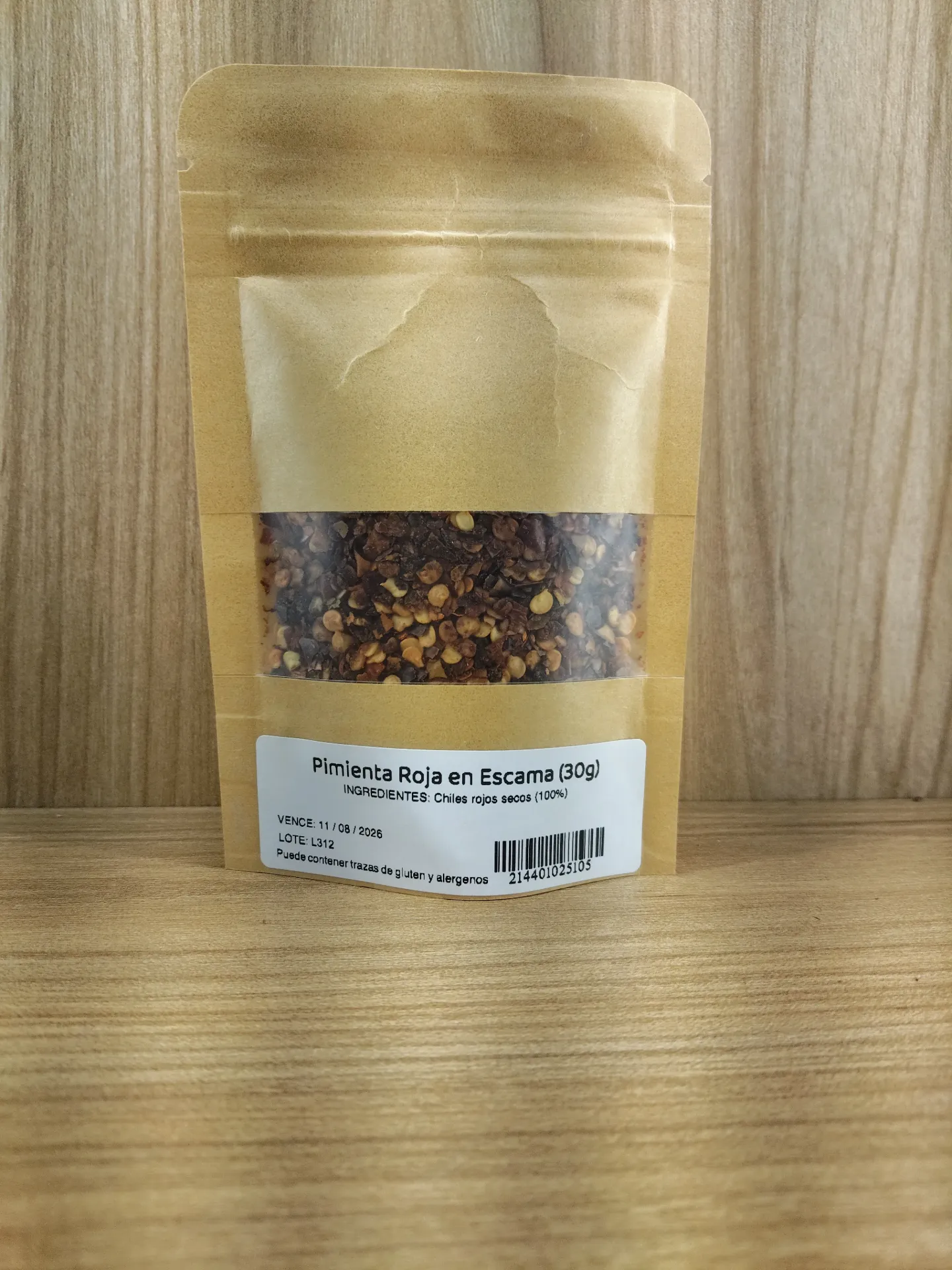 [PT-CON-031-100] Pimienta Roja en Escama (100g)