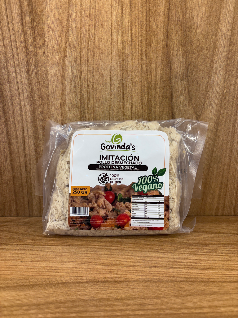 Imitacion Pollo Desmechado x 250 Gr