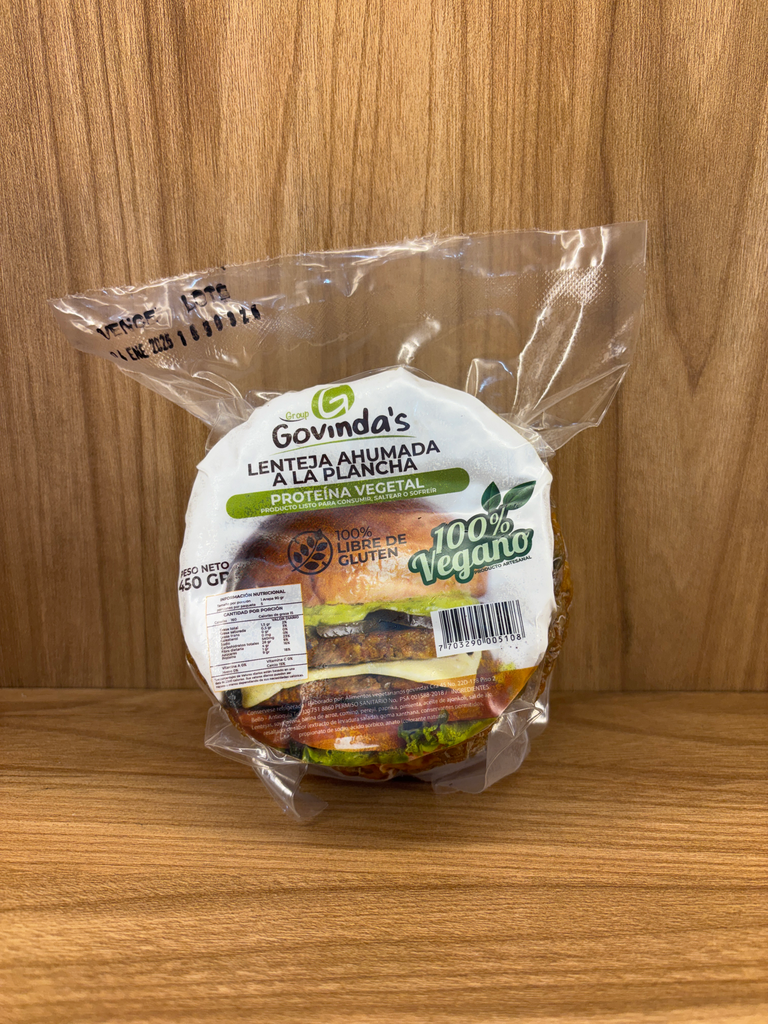 [GOVINDAS-6] Lenteja Ahumada a la Plancha x 450 Gr