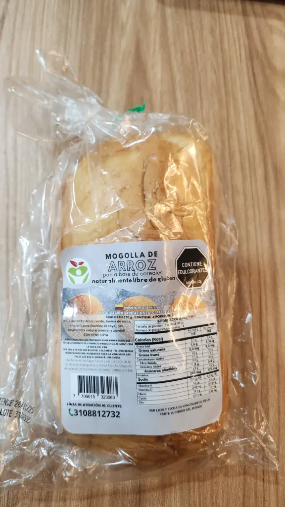 [ALIMVIDA-2] Mogolla de Arroz Hamburguesa x 330 Gr