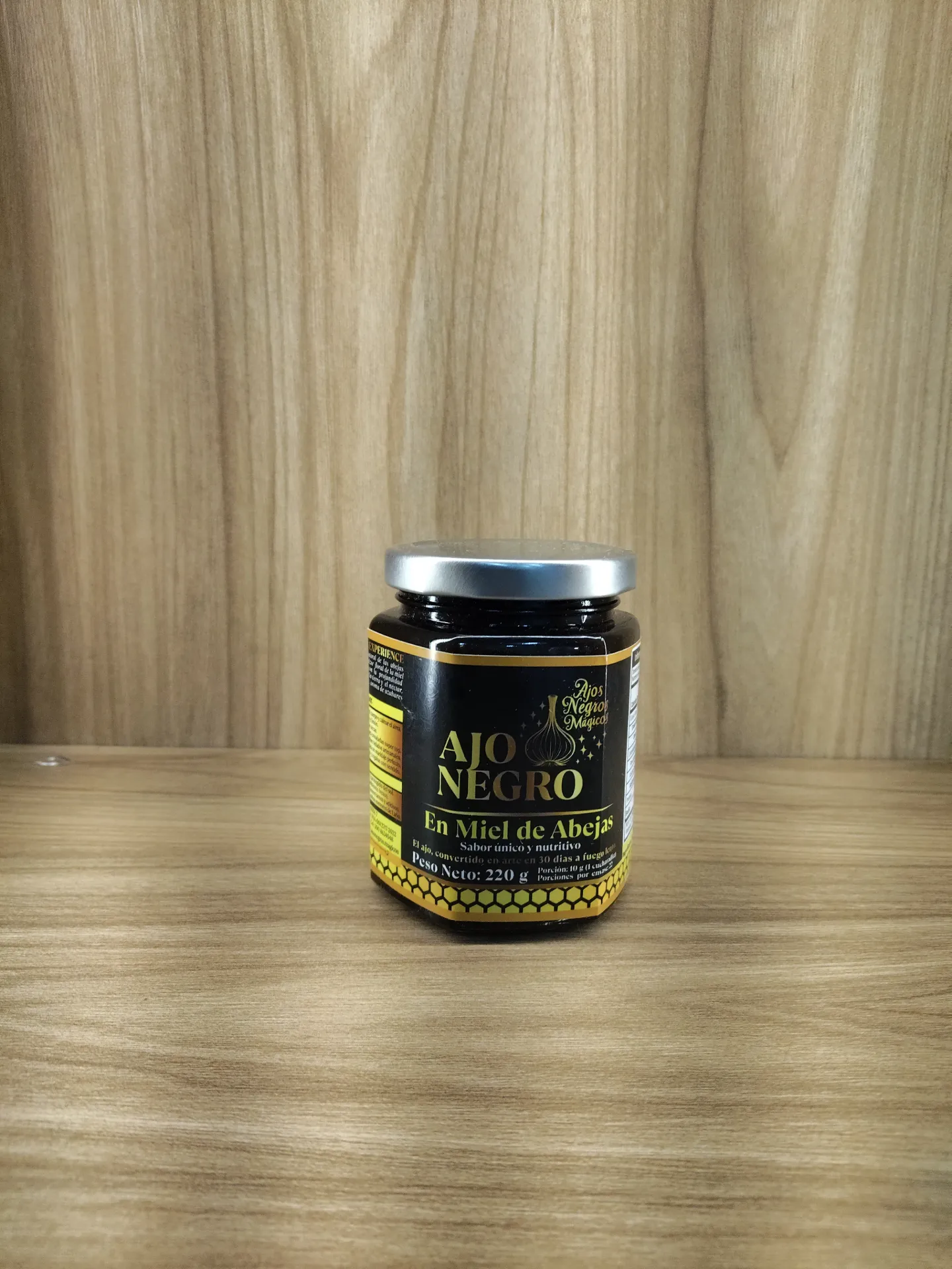 Ajo Negro en Miel de Abejas x 220 Gr