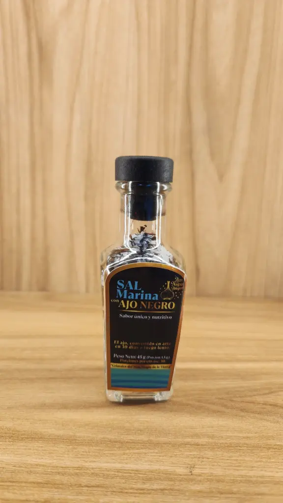 [PR-006-45g-ajo-negro-picante] Ajo Negro con Sal Marina x 45 Gr