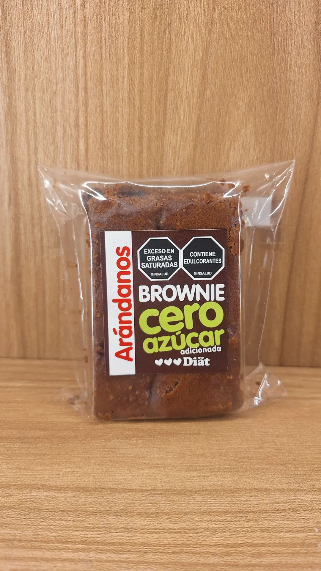 Brownie Diat Arándanos
