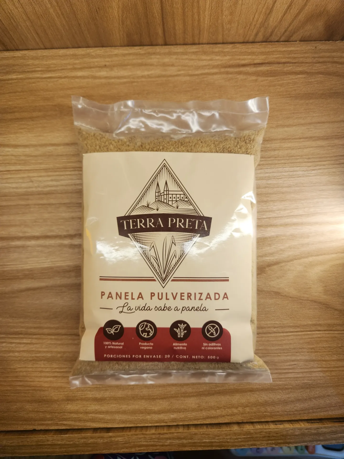Panela Pulverizada x 500 Gr