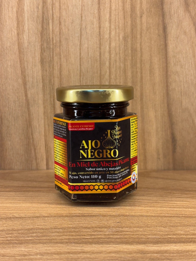 [INTERNAL-45646asdf] Ajo Negro en Miel de Abejas Picante x 110 Gr