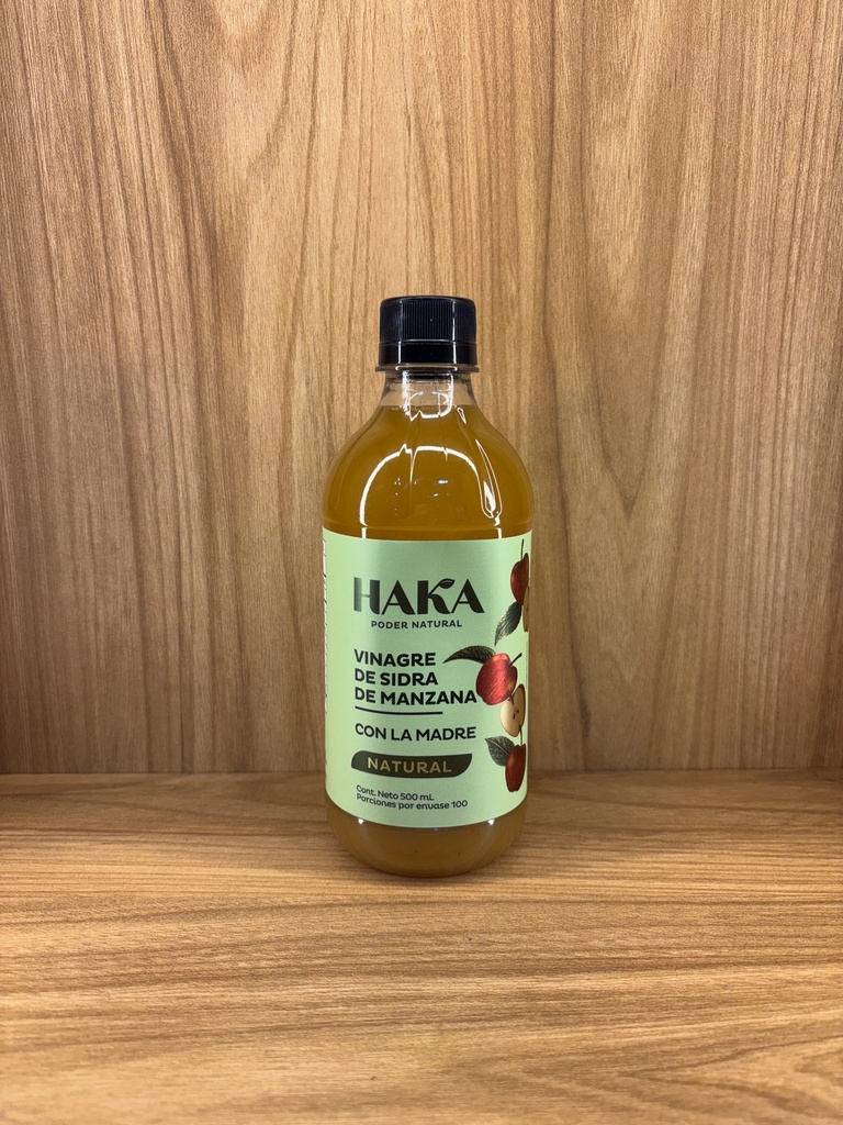 Vinagre de Sidra de Manzana con la Madre Natural Haka x 500ml