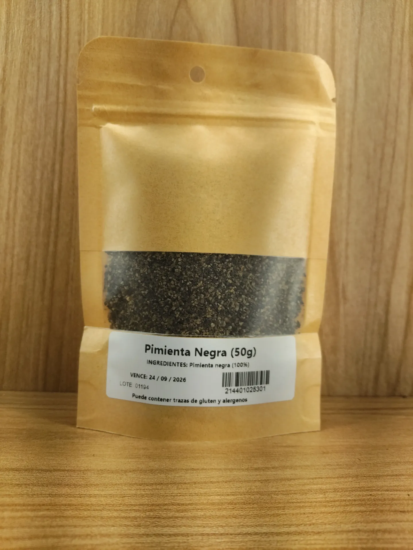 [PT-OTR-005-250] Pimienta Negra Granulada (250g)