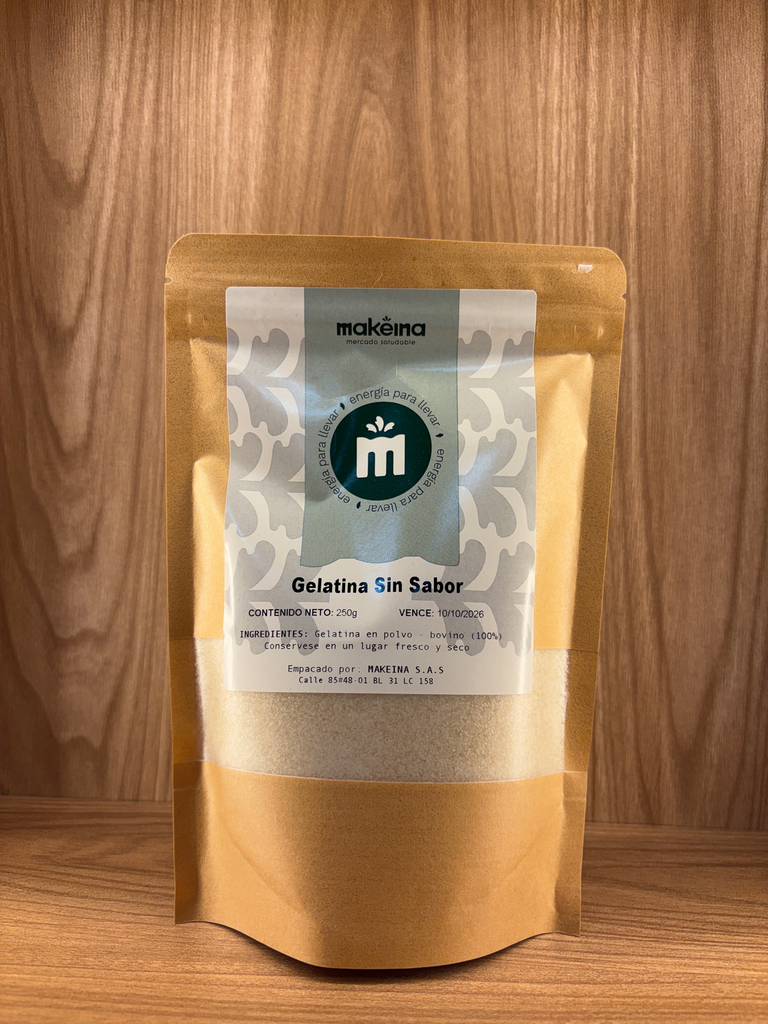 [PT-OTR-002-250] Gelatina Sin Sabor (250g)