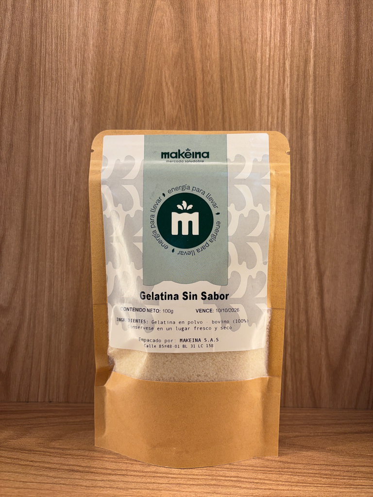 Gelatina Sin Sabor
