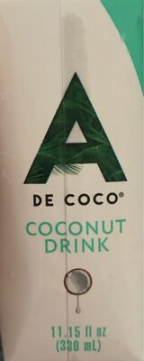 Bebida de Coco Original Sin Azucar A De Coco x  330ml