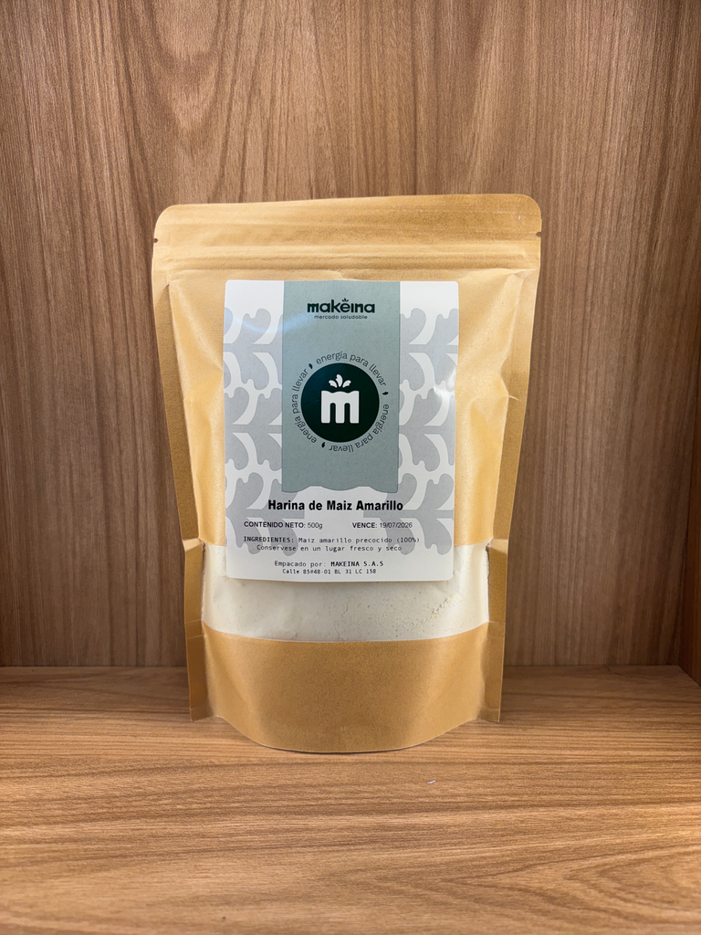 [PT-HAR-002-500] Harina De Maiz Amarillo x 500 Gr