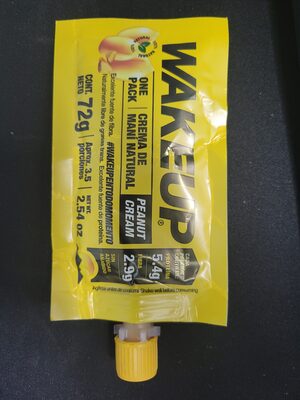 [WAKEUP-5] Crema de Mani Natural One Pack Wakeup x 72g