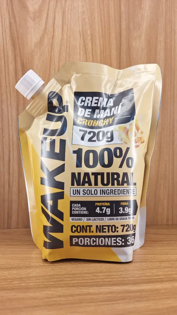 Crema de Mani Crunchy Wakeup x 720g