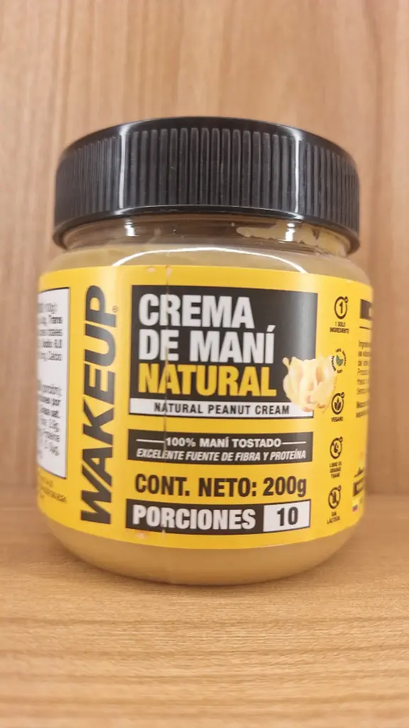 [WAKEUP-6] Crema de Mani Natural Wakeup x 200g