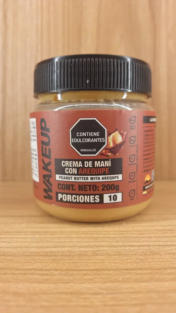 [WAKEUP-8] Crema de Mani con Arequipe Wakeup x 200g