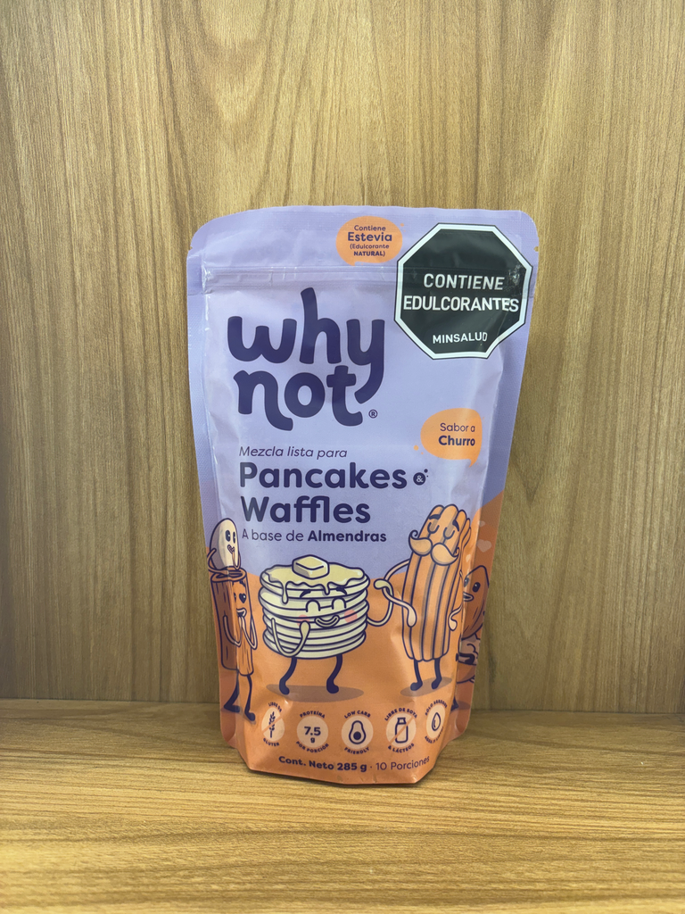 [WHYNOT-11] Mezcla pancakes & waffles Almendra CHURRO x 285g