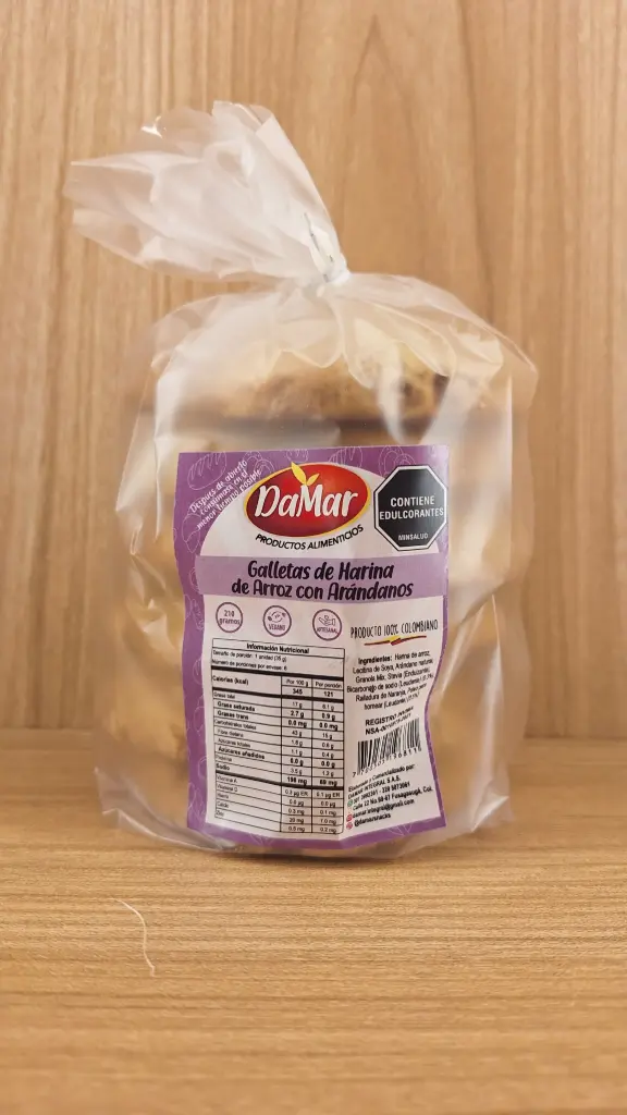 [DAMAR-4] Galleta con Arandanos x 6und