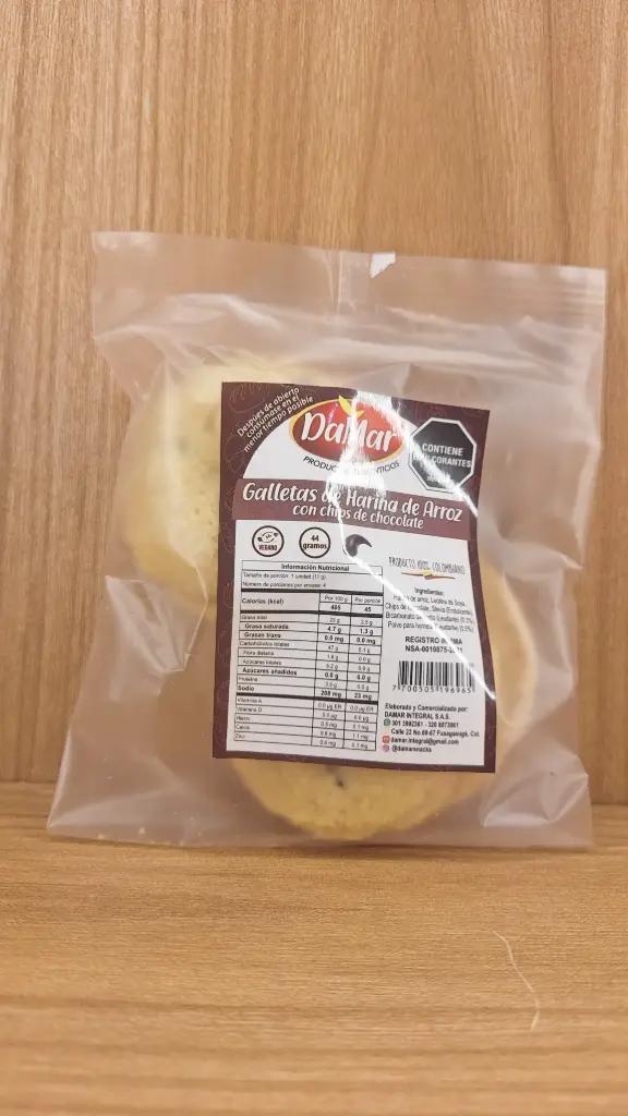 [DAMAR-9] Galletas con Chips de Chocolate