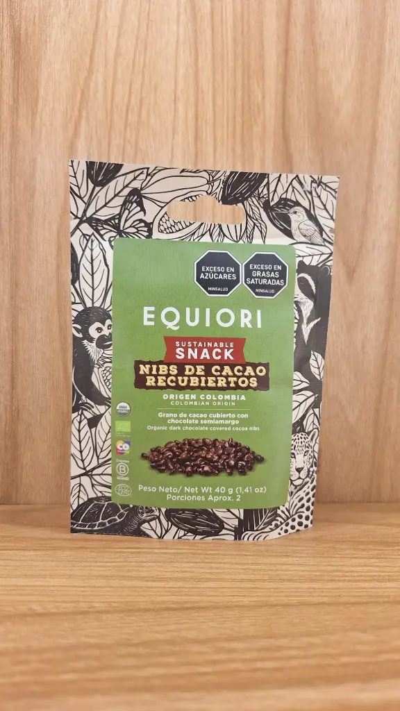 [EQUIORI-17] Nibs de Cacao recubierto