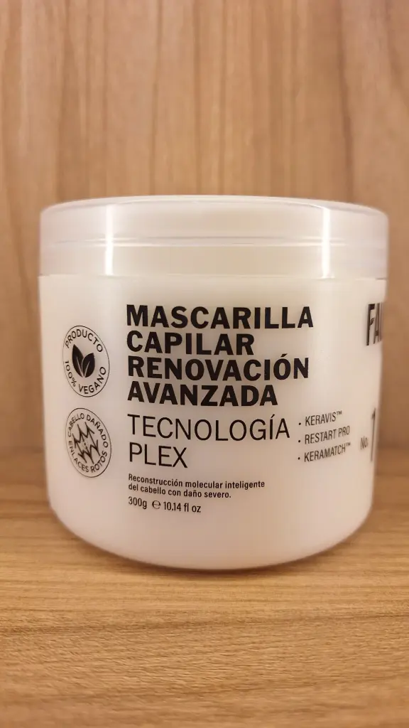 [FAUNO-9] Mascarilla Capilar Renovacion Avanzada Tecnologia Plex x 300ml