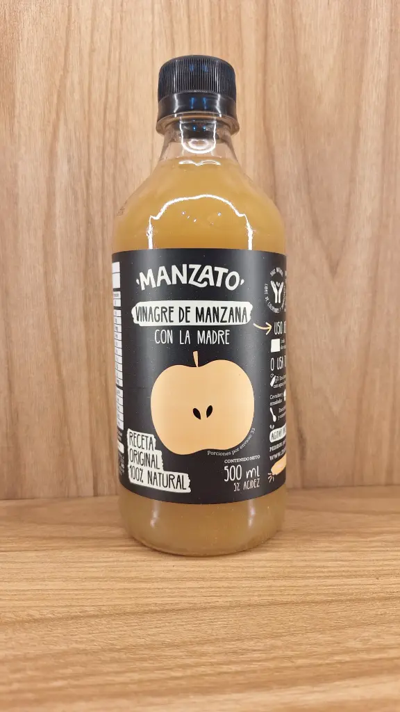 [MANZATO-7] Vinagre de Manzana Receta Original x 500ml