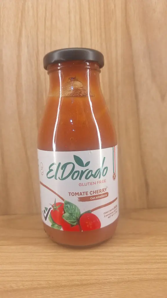 Salsa de tomate cherry con albahaca x 260g