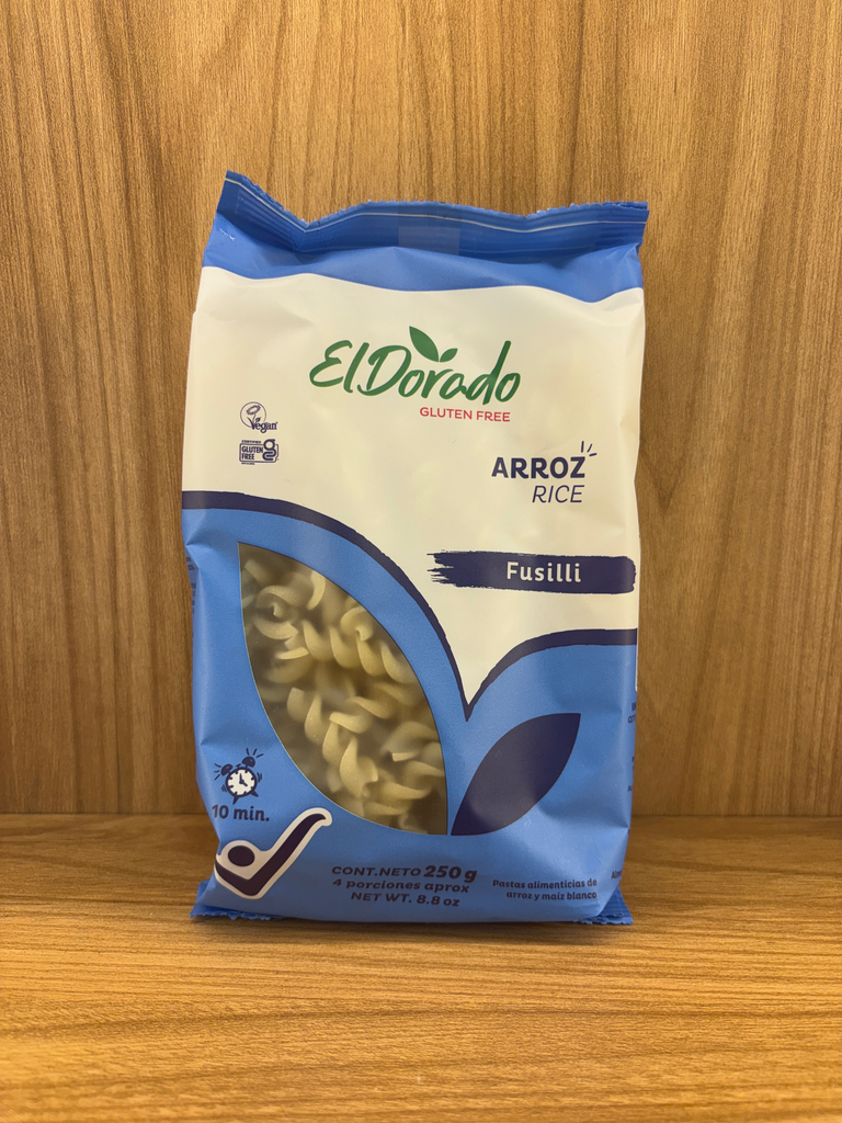 [ELDORADO-1] Pasta de Arroz Fusilli x 250 gr