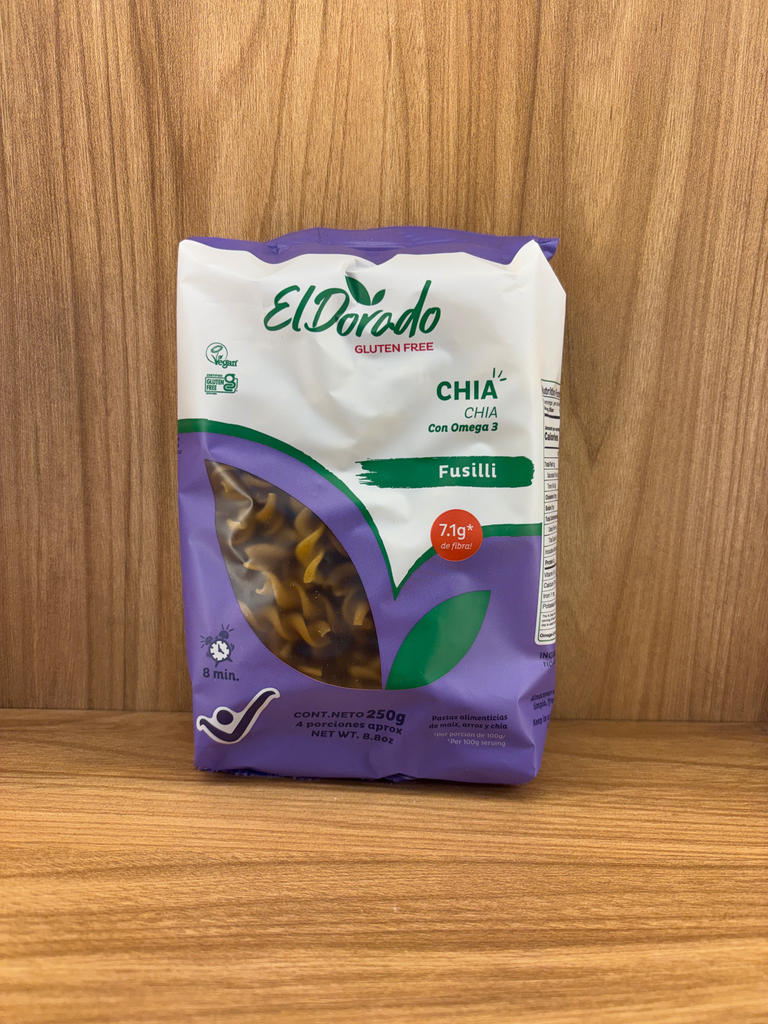 [ELDORADO-8] Pasta de Chía Fusilli x 250g