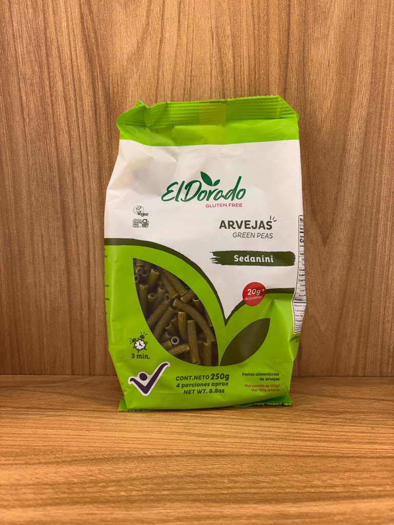 [ELDORADO-6] Pasta de Arvejas Verdes Ref. Sedanini x 250 gr
