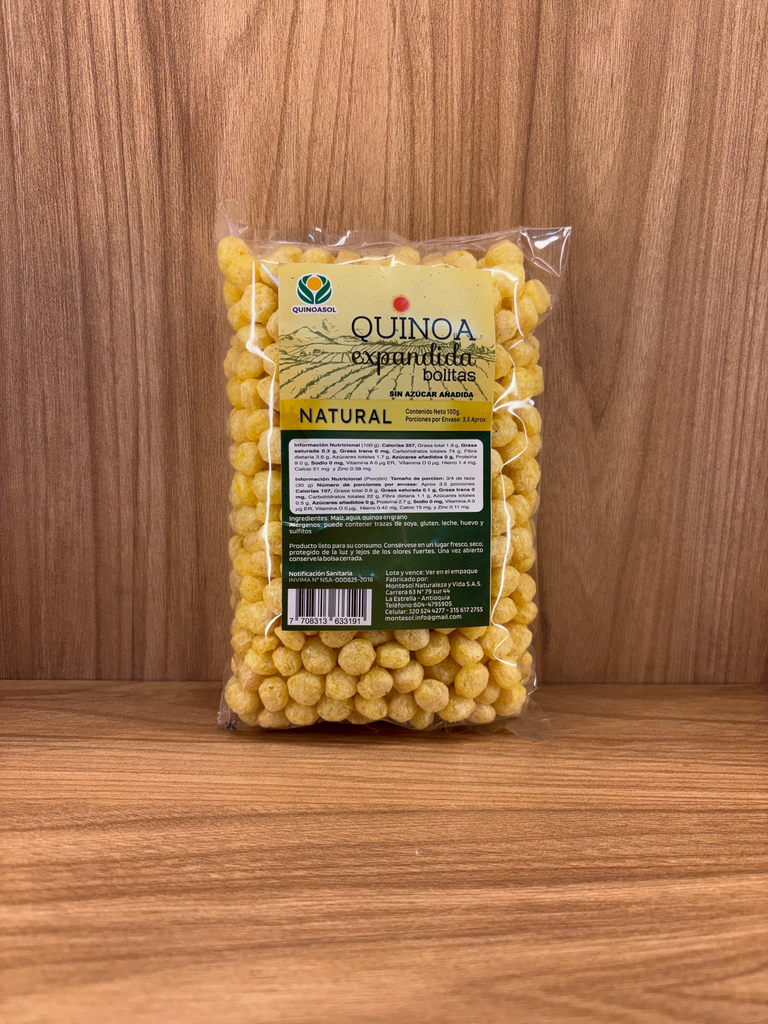 [MONTESOL-14] Quinua Expandida Natural x 100g