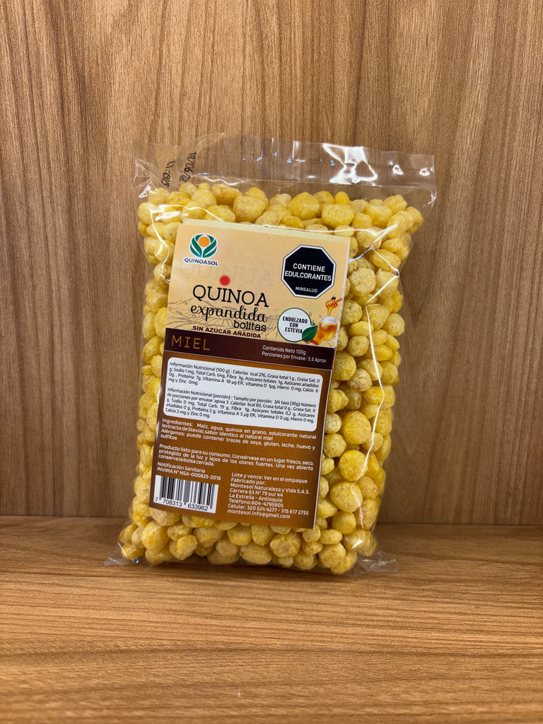 [MONTESOL-3] Miel Expandida de Quinua x 100g