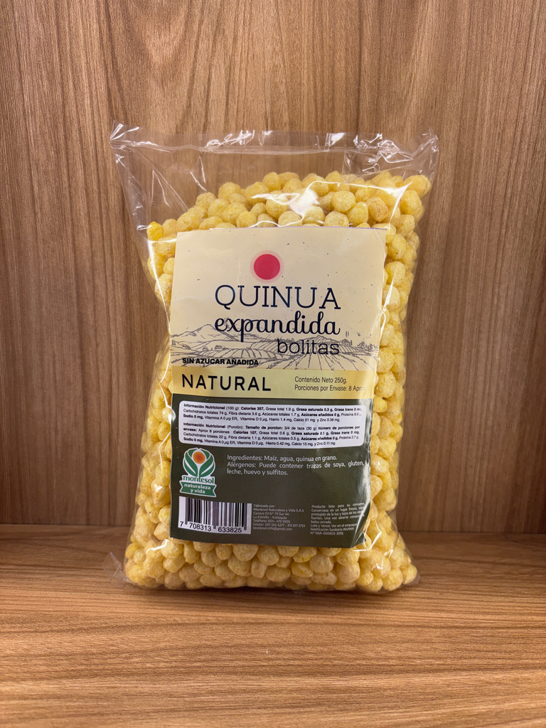 [MONTESOL-15] Quinua Expandida Natural x 250g
