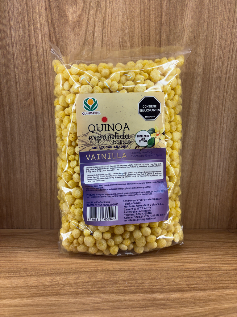 [MONTESOL-17] Quinua Expandida Vainilla x 250g