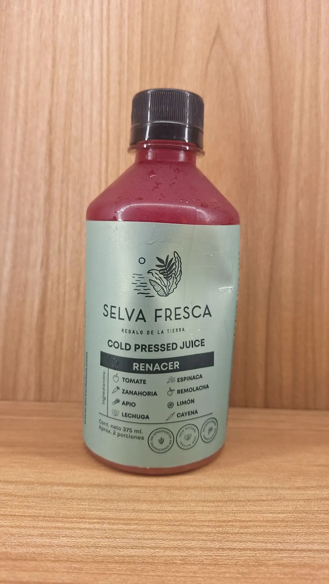 Jugo Prensado Renacer x 375 ml