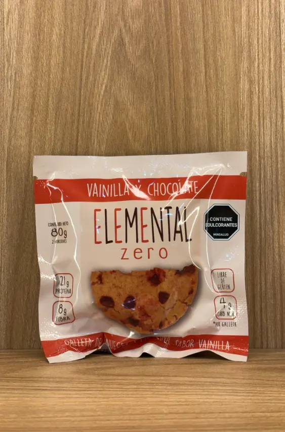 [ELEMENTAL-13] Galleta de Proteína Vainilla y Chocolate Elemental x 80Gr