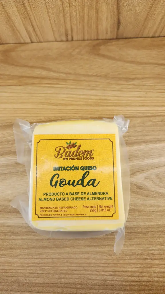 [BADEM-8] Queso Gouda de Almendra Tajado x 250 Gr