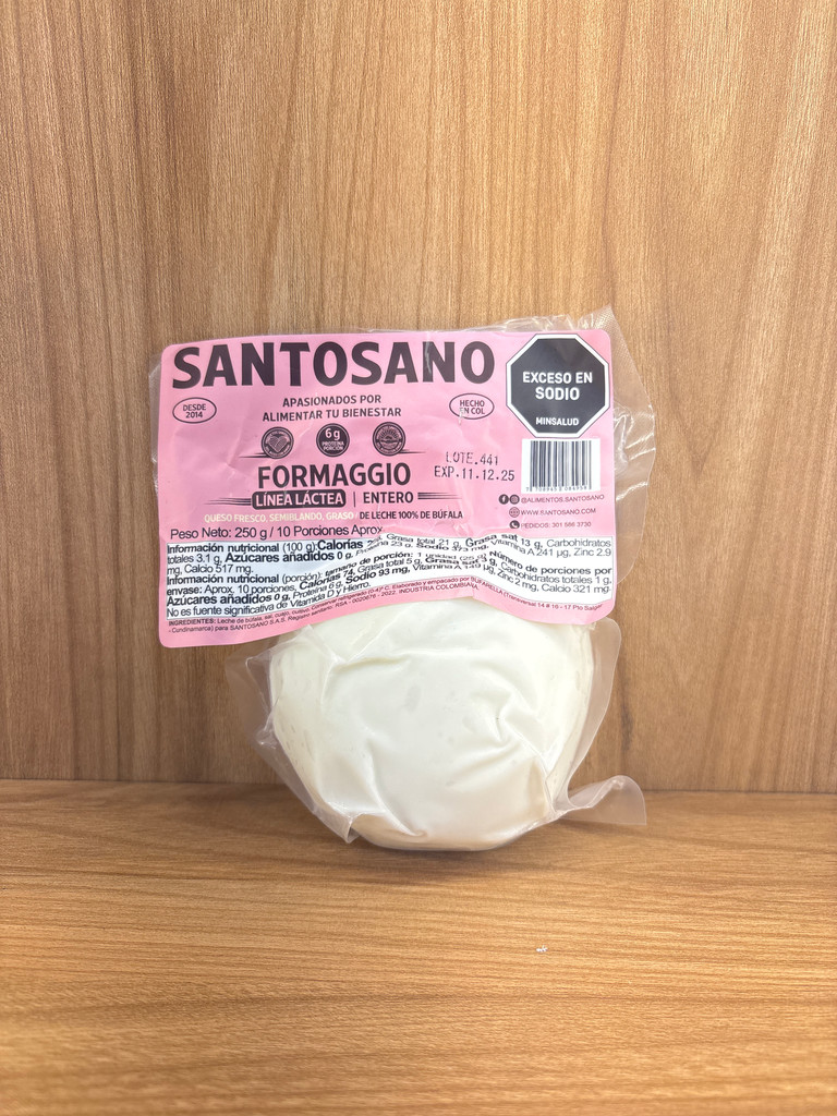 [SANTOSANO-4] Queso Formaggio x 250 Gr