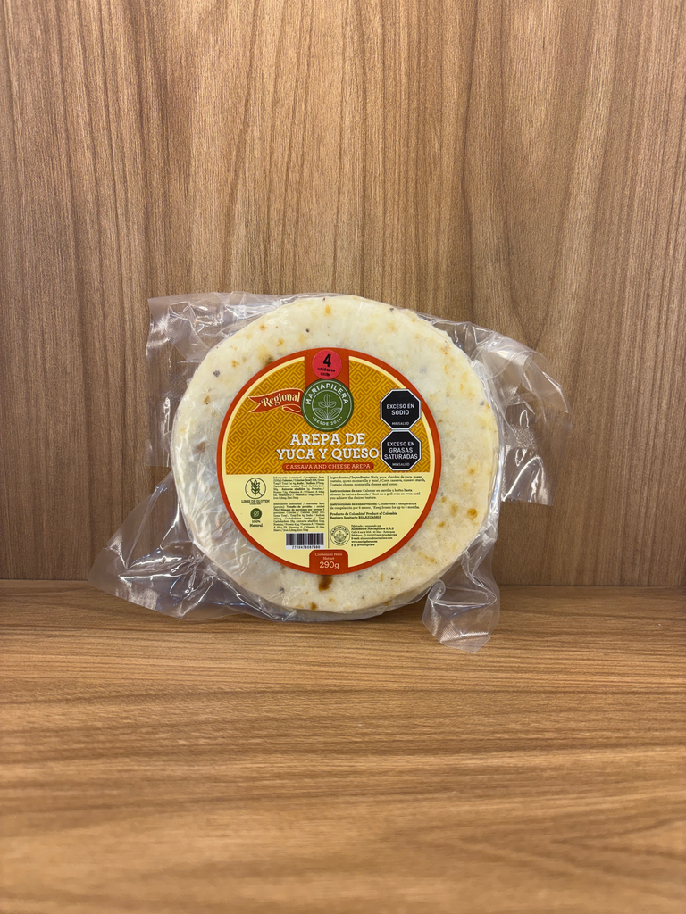 Arepa de Yuca con Queso x 5 Unid