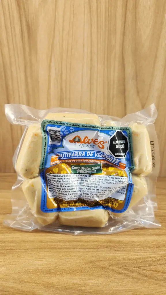 [ALVES-1] Butifarra de Vegetales x 250 Gr