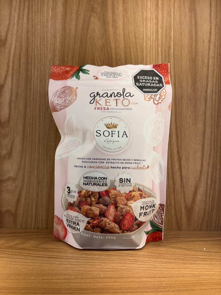 Granola Keto Fresa x 250 Gr