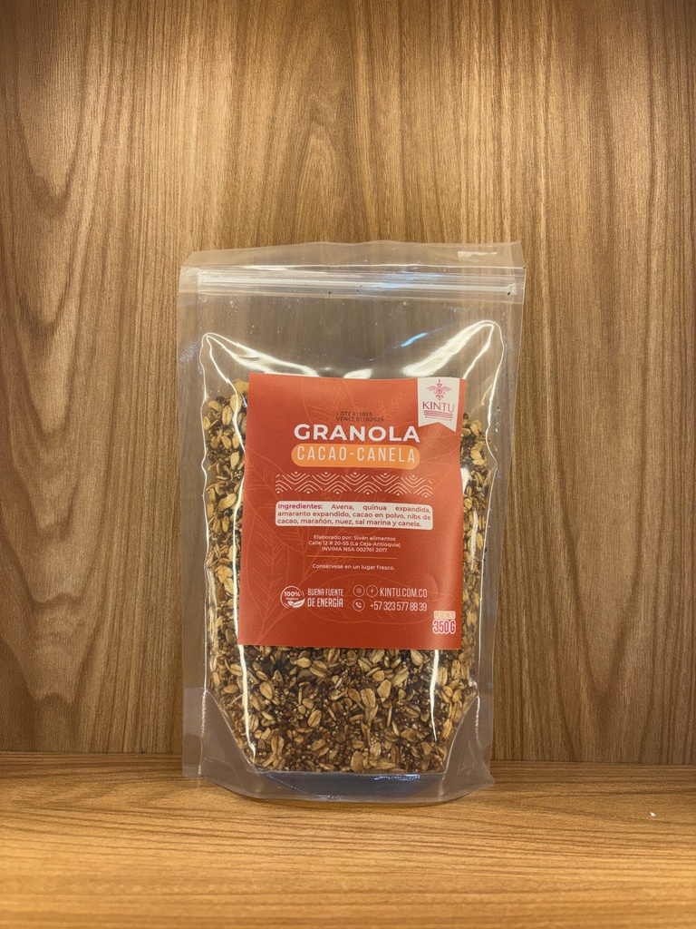 [SIVAN-KINTU-169] Granola Cacao Canela x 350 Gr