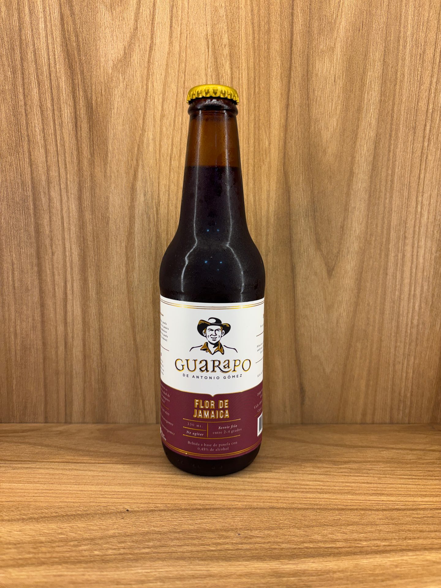 Guarapo flor de jamaica en botella Makeina