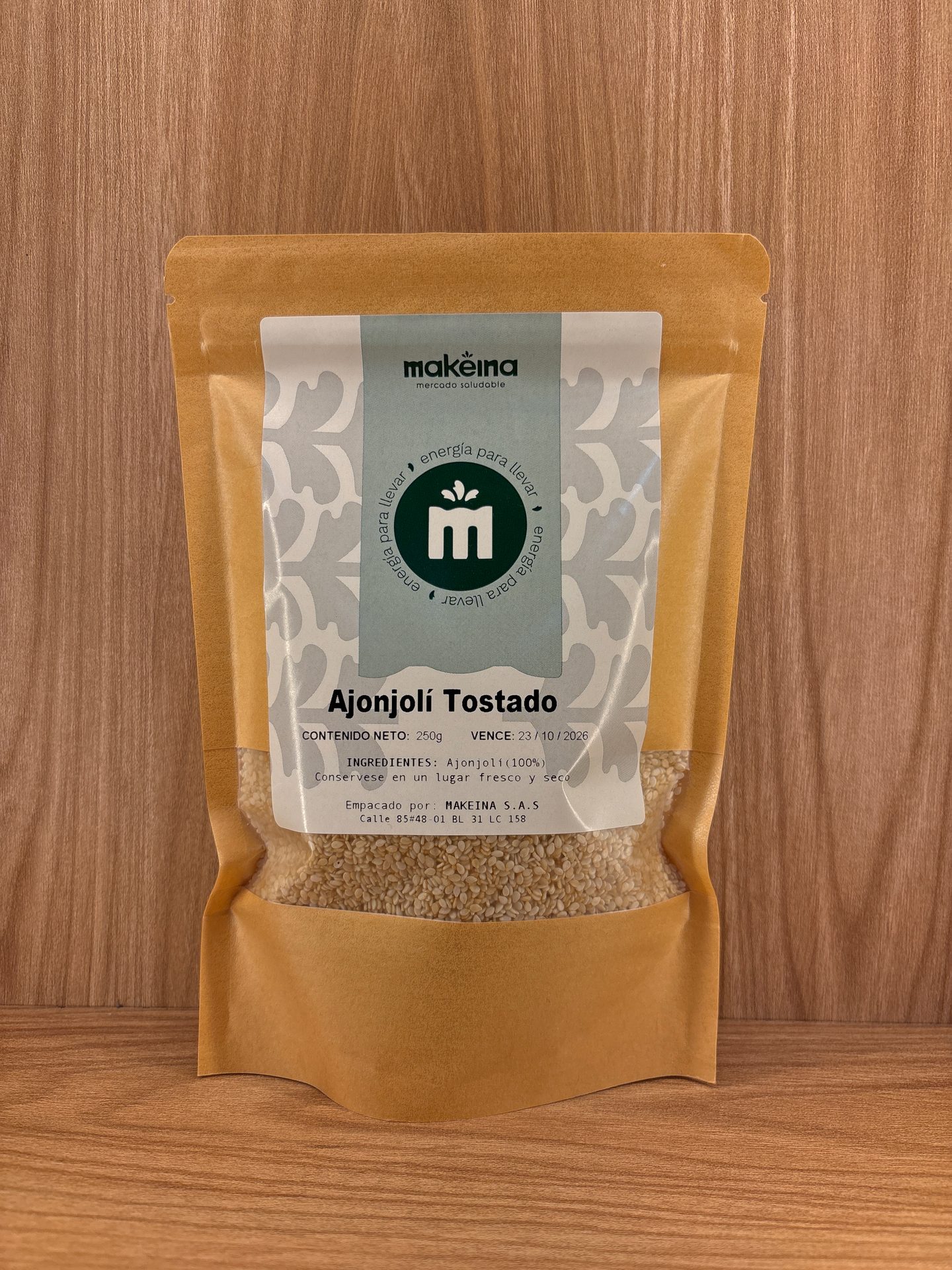 Ajonjolí tostado Makeina