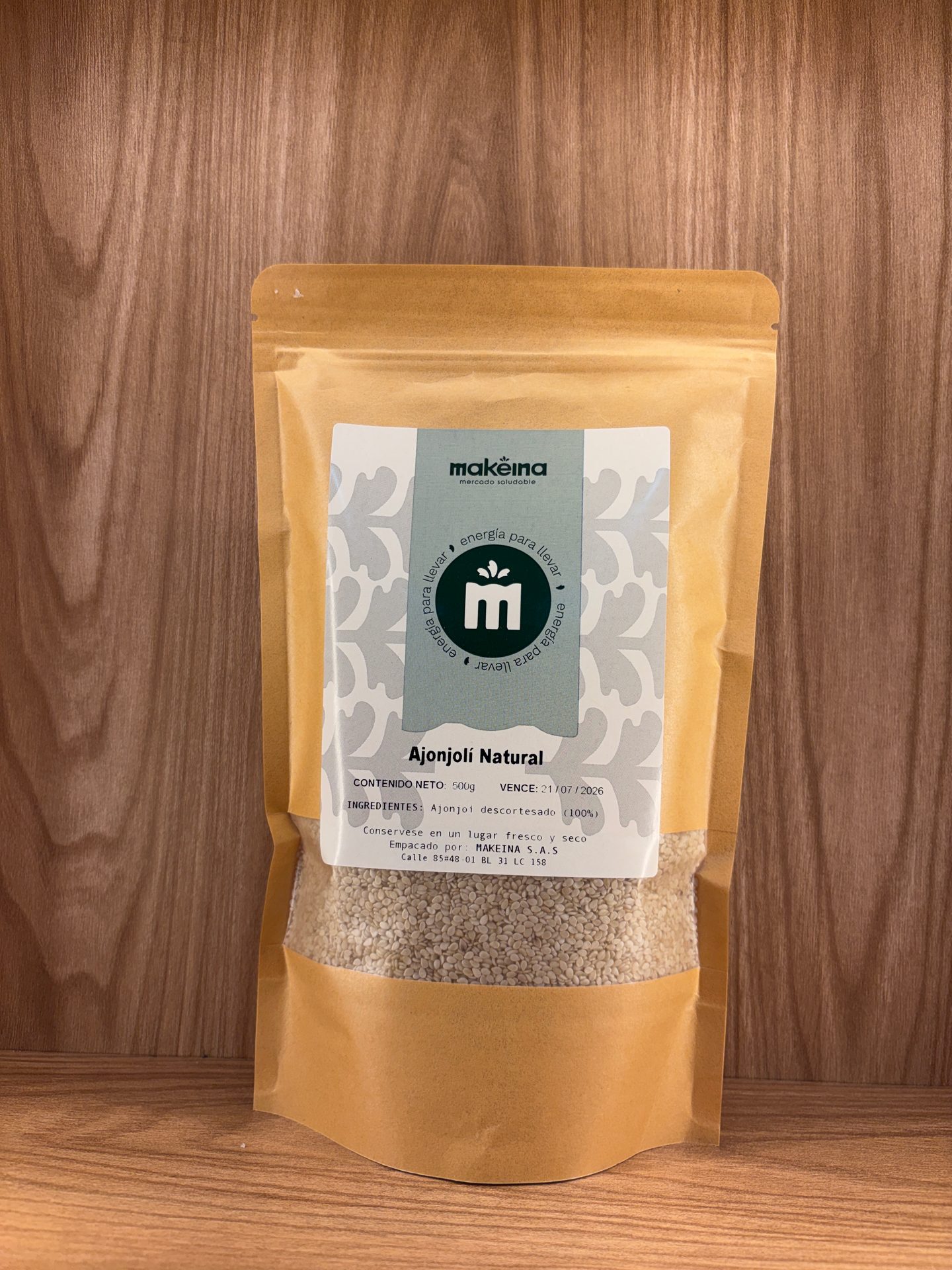 Ajonjolí natural Makeina
