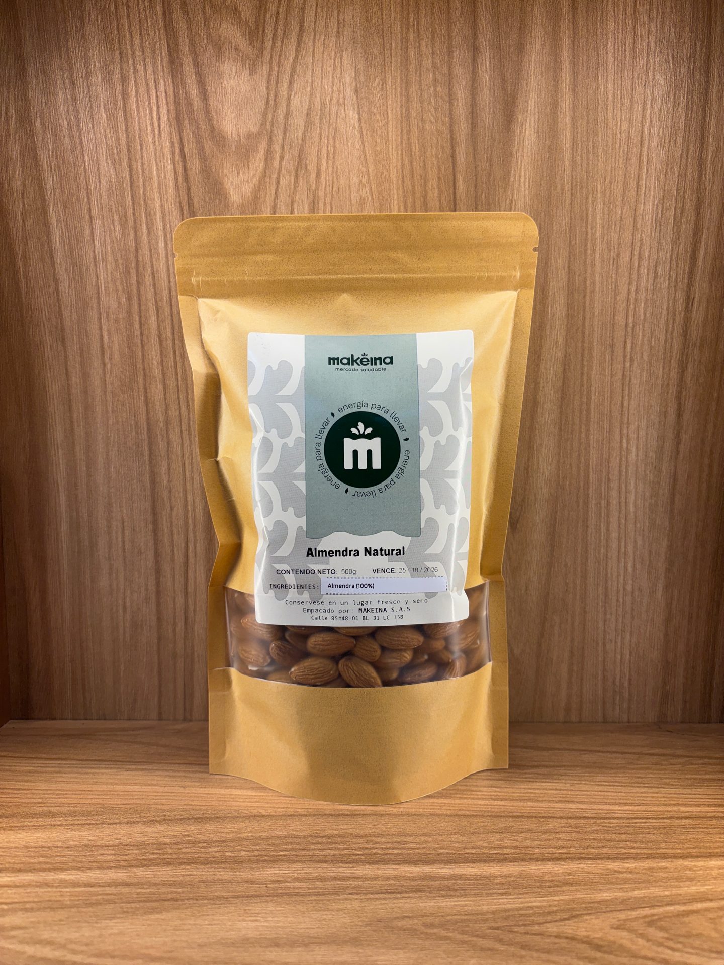 Almendra natural Makeina — frutos secos a granel Medellín